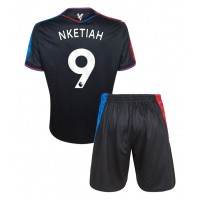 Maglia Calcio Crystal Palace Eddie Nketiah #9 Terza Divisa Bambino 2024-25 Manica Corta (+ pantaloncini)